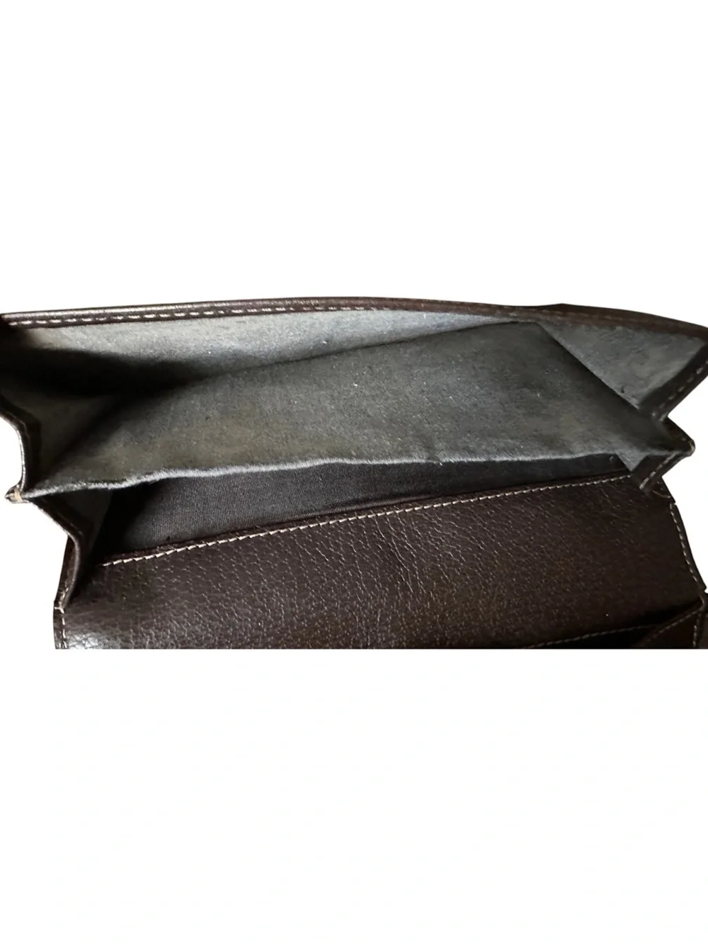 Authentic Vintage Gucci Brown GG Monogram Long Wallet